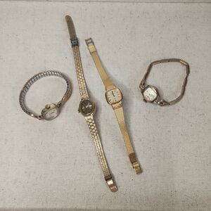 Vintage Watch Lot for Parts or Repair Vintage Watch Parts an Accessories Job Lot